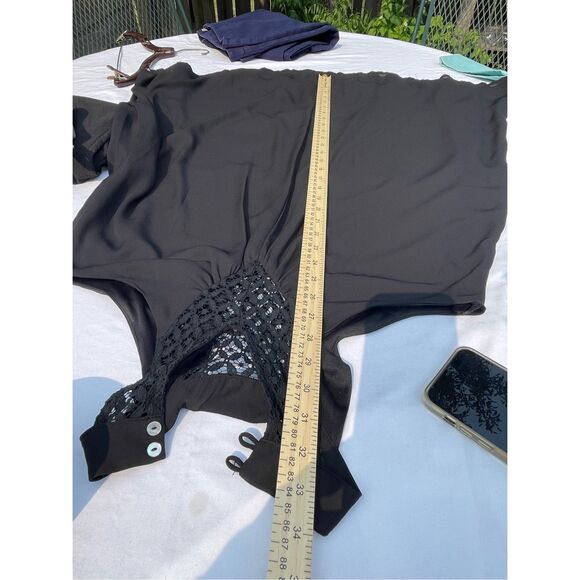 Alya size M black swing tank lace dress. - Picture 7 of 7